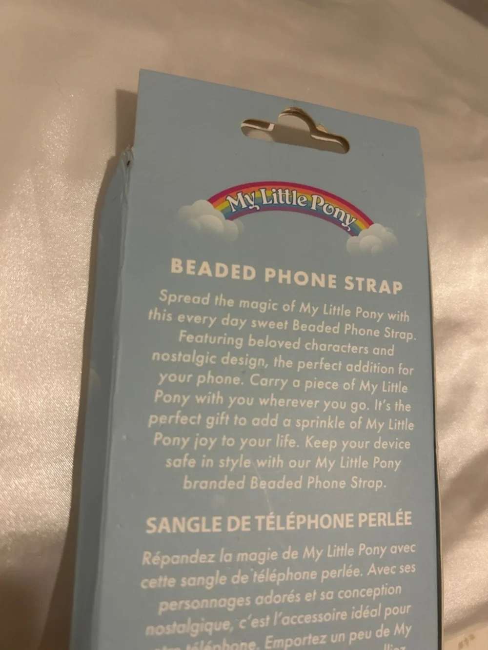NWT My Little Pony Beaded Phone Strap Accessory NEW! Pegasus Charms